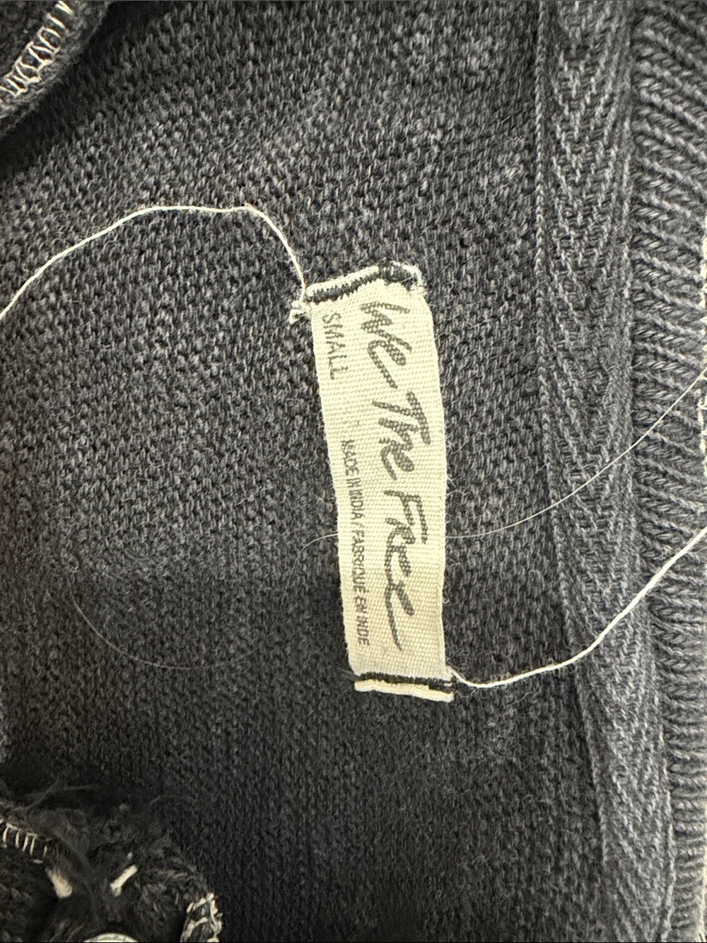 We The Free Charcoal Knit Pullover - Picture 2 of 3